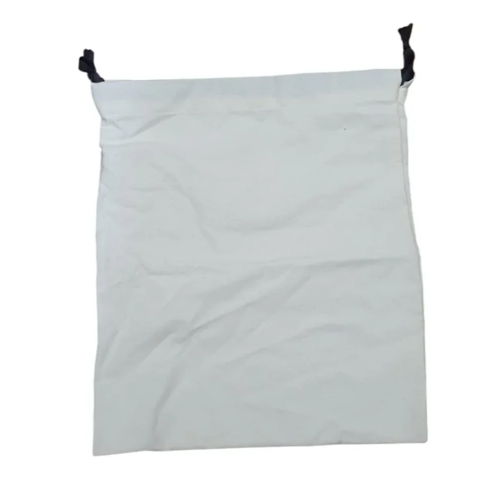 Authentic Celine Drawstring Dust Bag/Pouch CREAM Fabric Size 15x13